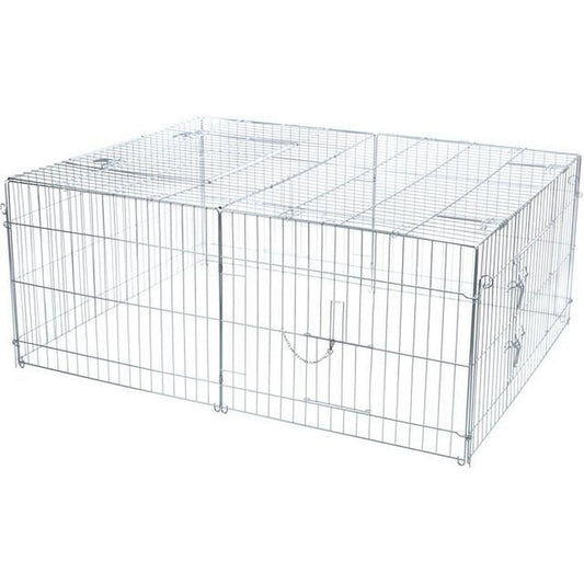 Vibrant Life 8-Panel Pet Exercise Play Pen with Door