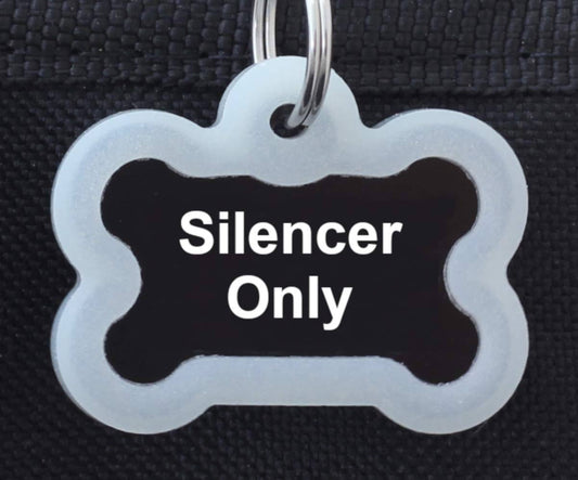 Silencer for Stainless Steel Bone Shape ID tag