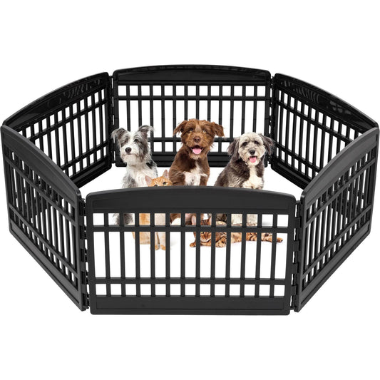 BODISEINT Portable Pet Playpen Dog Playpen Foldable Pet Exercise Pen Tents Dog Kennel House Playground for Puppy Dog Yorkie Cat